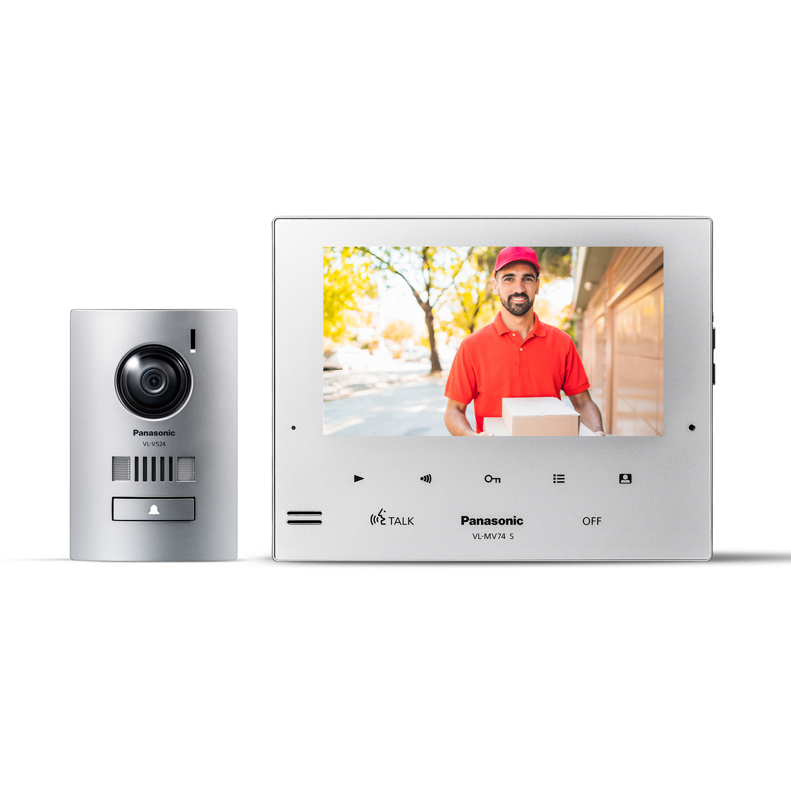 Wall-mounted intercom station